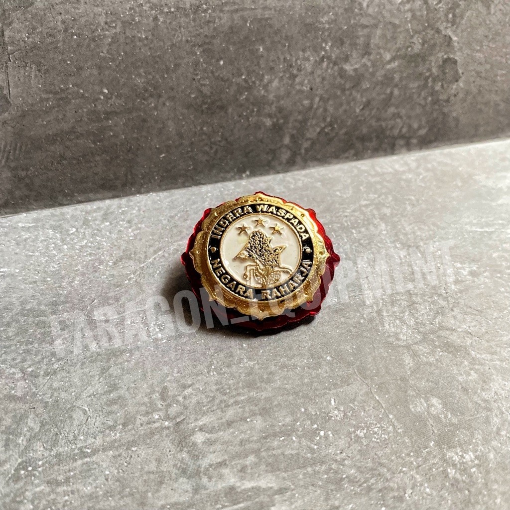 Pin Indera Waspada Negara Raharja | Roda Kresna Indera Waspada Premium Quality
