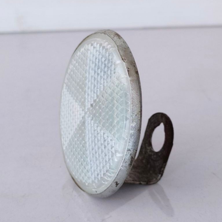 Reflektor lampu sepeda cat eye matakucing vintage NOS taiwan klasik part aksesories sepeda lawas mtb