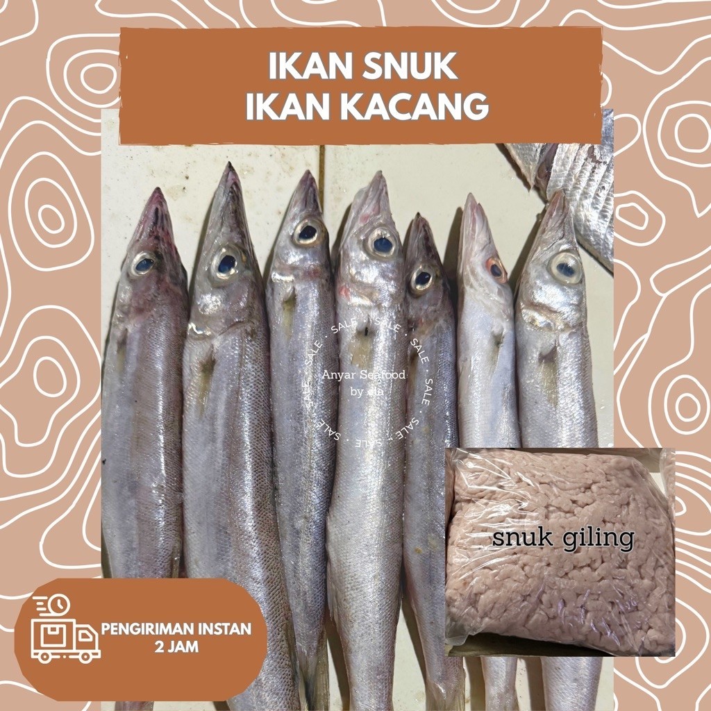 ikan snuk senuk ikan kacang giling snuk giling ikan batagor ikan siomay ikan cuanki