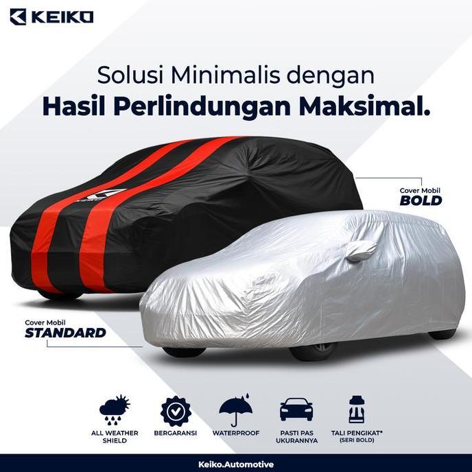 PROMO Keiko Cover Sarung Selimut Penutup Standar (Silver) & Bold (Warna) Waterproof Semi Outdoor unt