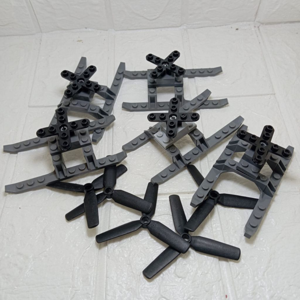 Lego part original 30248 helikopter skid rails - part helikopter - Lego original