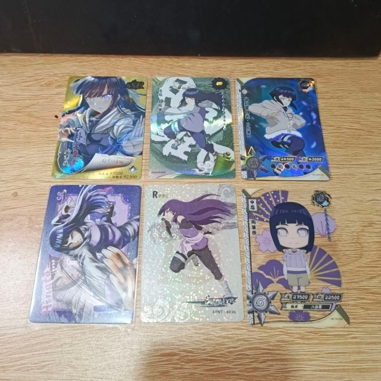 kartu naruto kayou Set Hinata (6pcs)