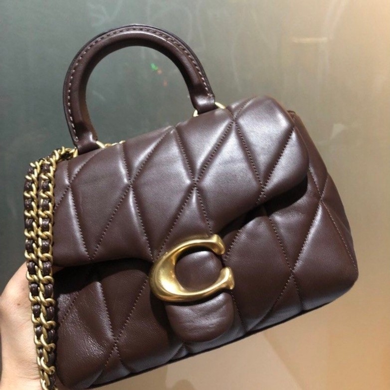 [SOLD YEY] PRELOVED coach tabby top handle bag with quilting