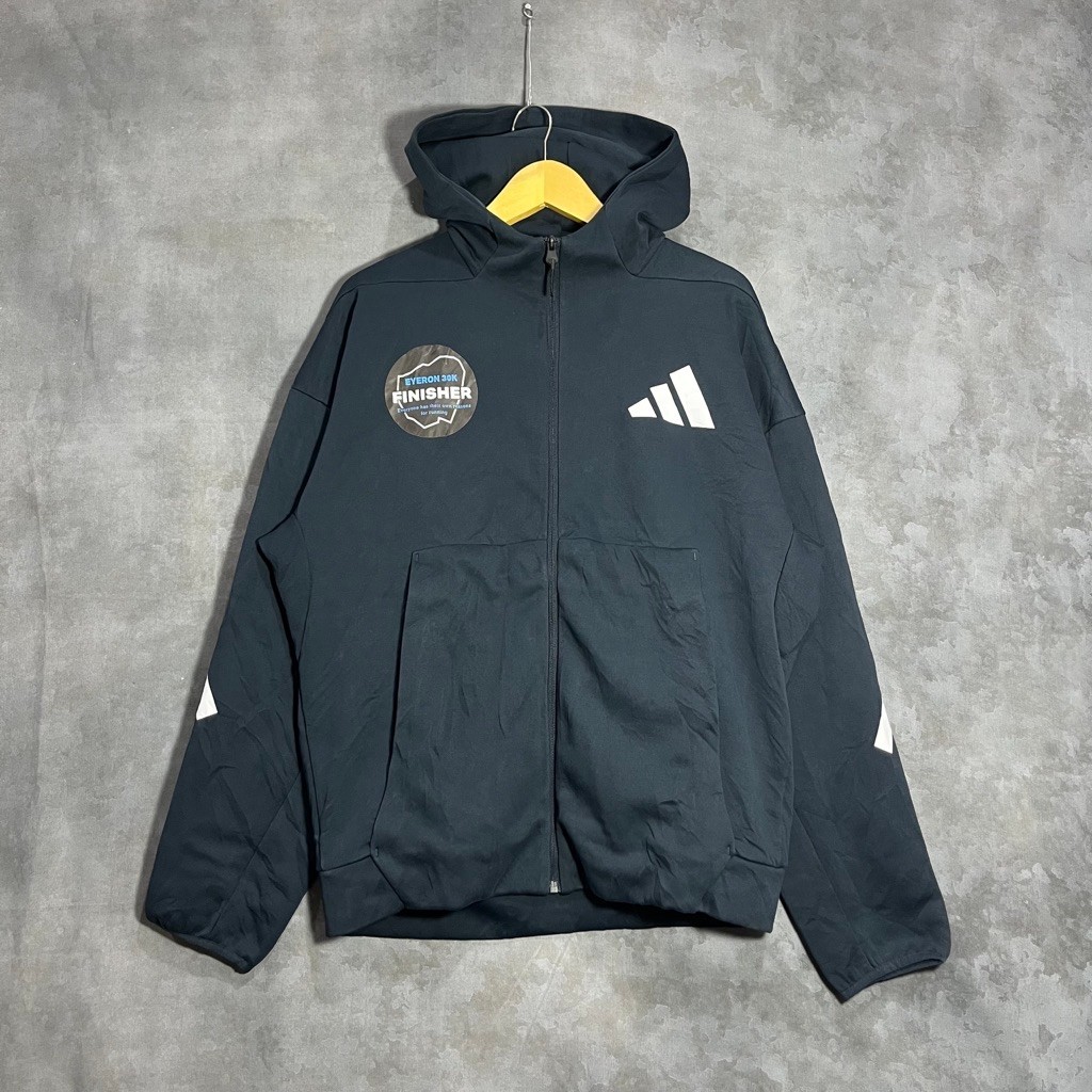 Hoodie hodie adidas zipper softshell original second preloved
