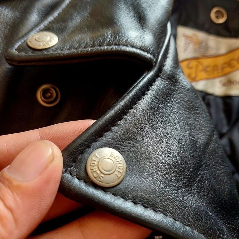 Schott NYC 618 Perfecto Double Rider Leather Biker Jacket X Jaket Kulit Ramones Avirex RBC Harley Da