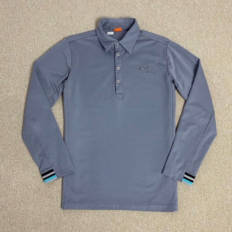 polo shirt puma golf grey preloved second