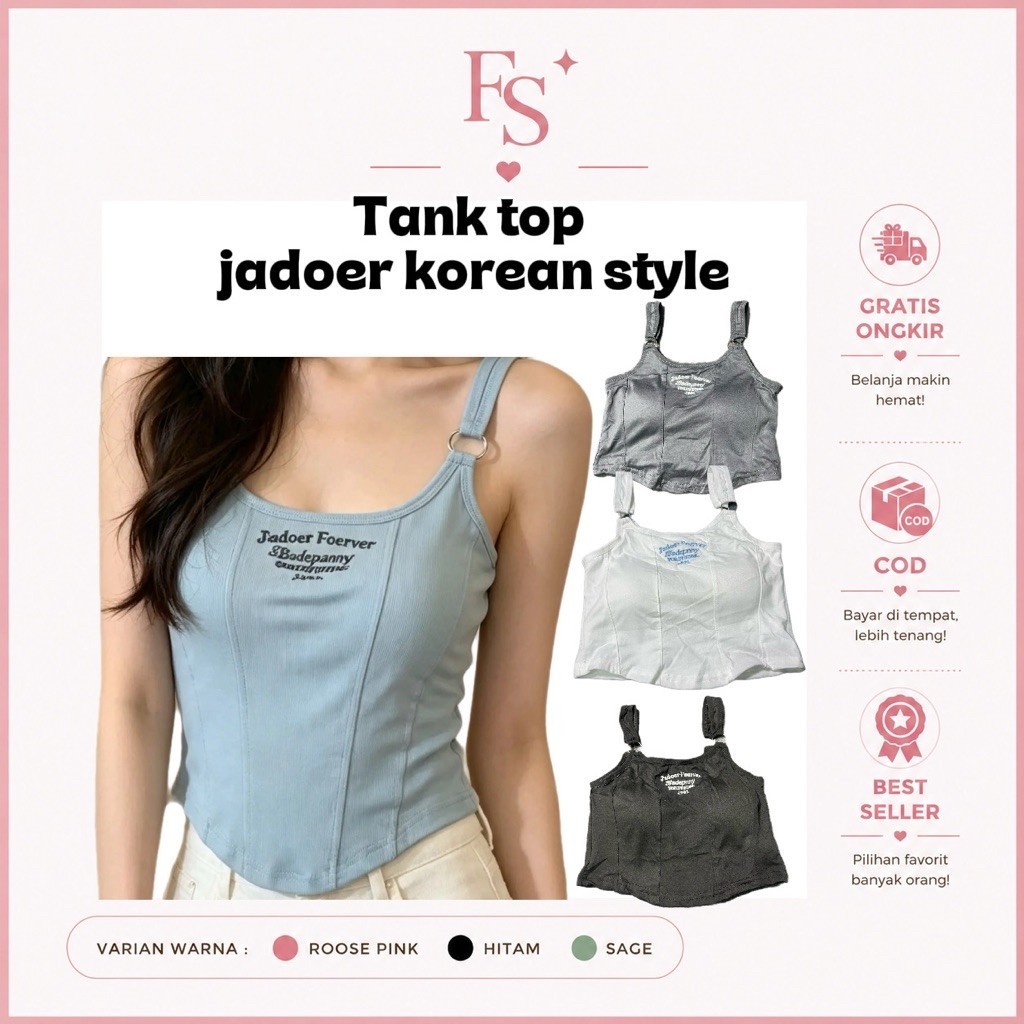 (FS) Tank top jadoer korean style kekinian TANK TOP BRA