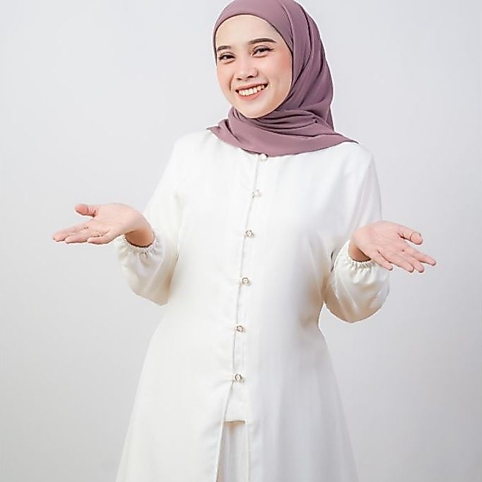 Segitiga Ceruty Babydoll Inner Tali - Hijab Praktis & Nyaman