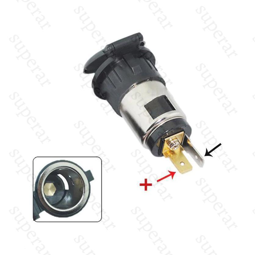 ORIGINAL PENGISI DAYA MOBIL LIGHTER SOCKET CHARGER CIGARETTE LIGHTER POWER OUTLET SET STOP KONTAK MO