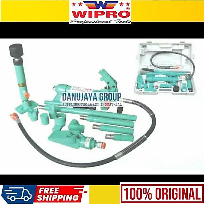 et Dongkrak Hidrolik 4T 4TON Repair Auto Body Kit Hydraulic 4 Ton - Wipro TL0004