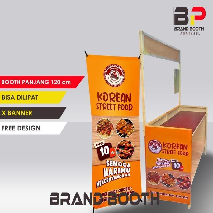 Terlaris Terbaru Booth Lipat 120 X 50 X 185 Cm/Booth Portable/Booth Portable Jualan/Booth Portable M