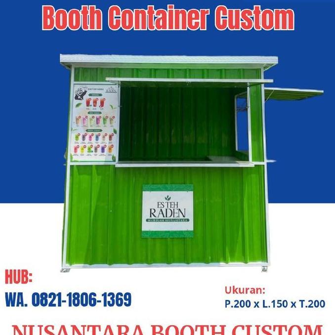 Terlaris Booth Container Jualan Booth Container Custom Umkm Murah Booth Container Cafe Mini Siap Pak
