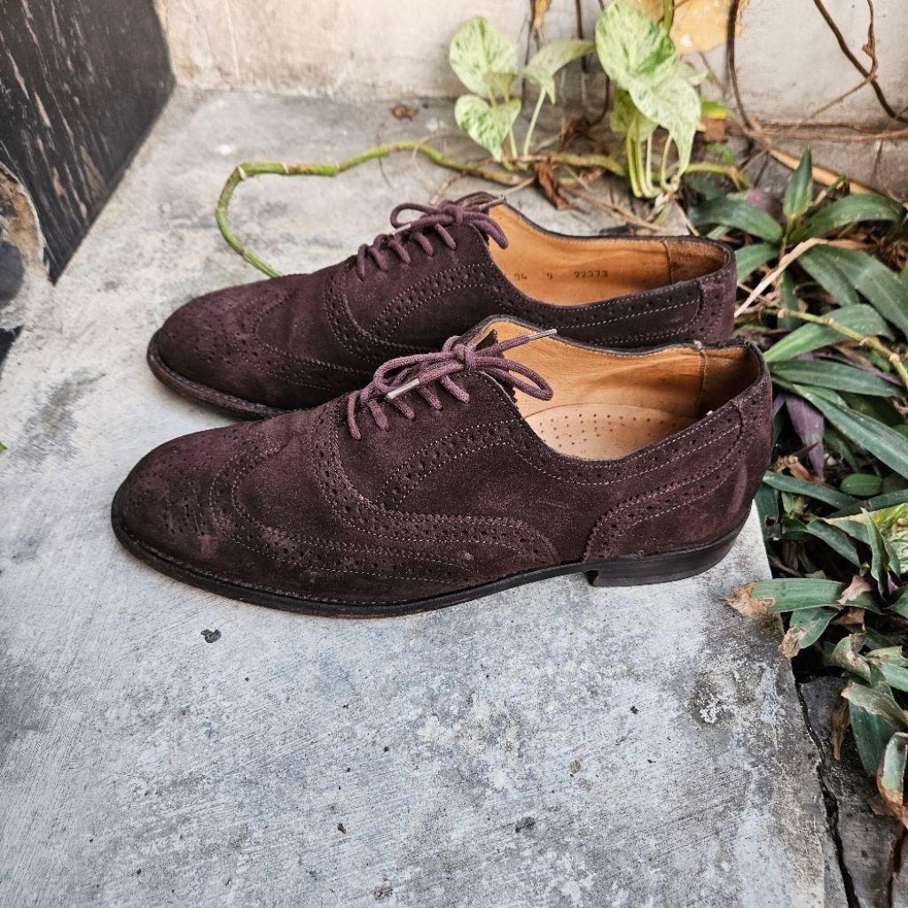 sepatu wingtip second van lier size 43(28cm)