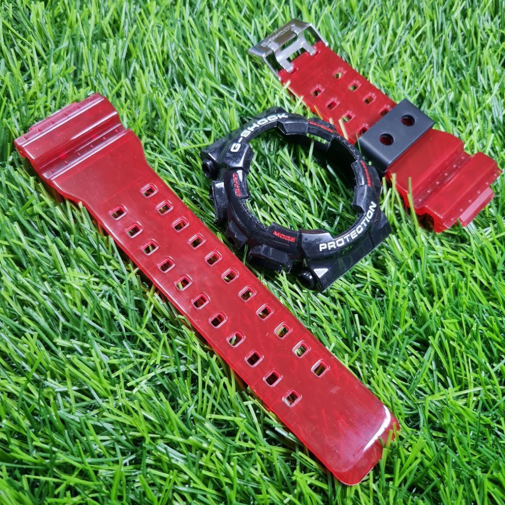 BNB BEZEL STRAP G-SHOCK GA-100 GA-110 GA-120 GD-120 BLACK RED