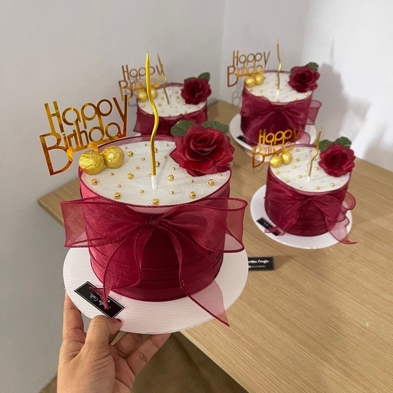 fake cake dummy cake maroon series