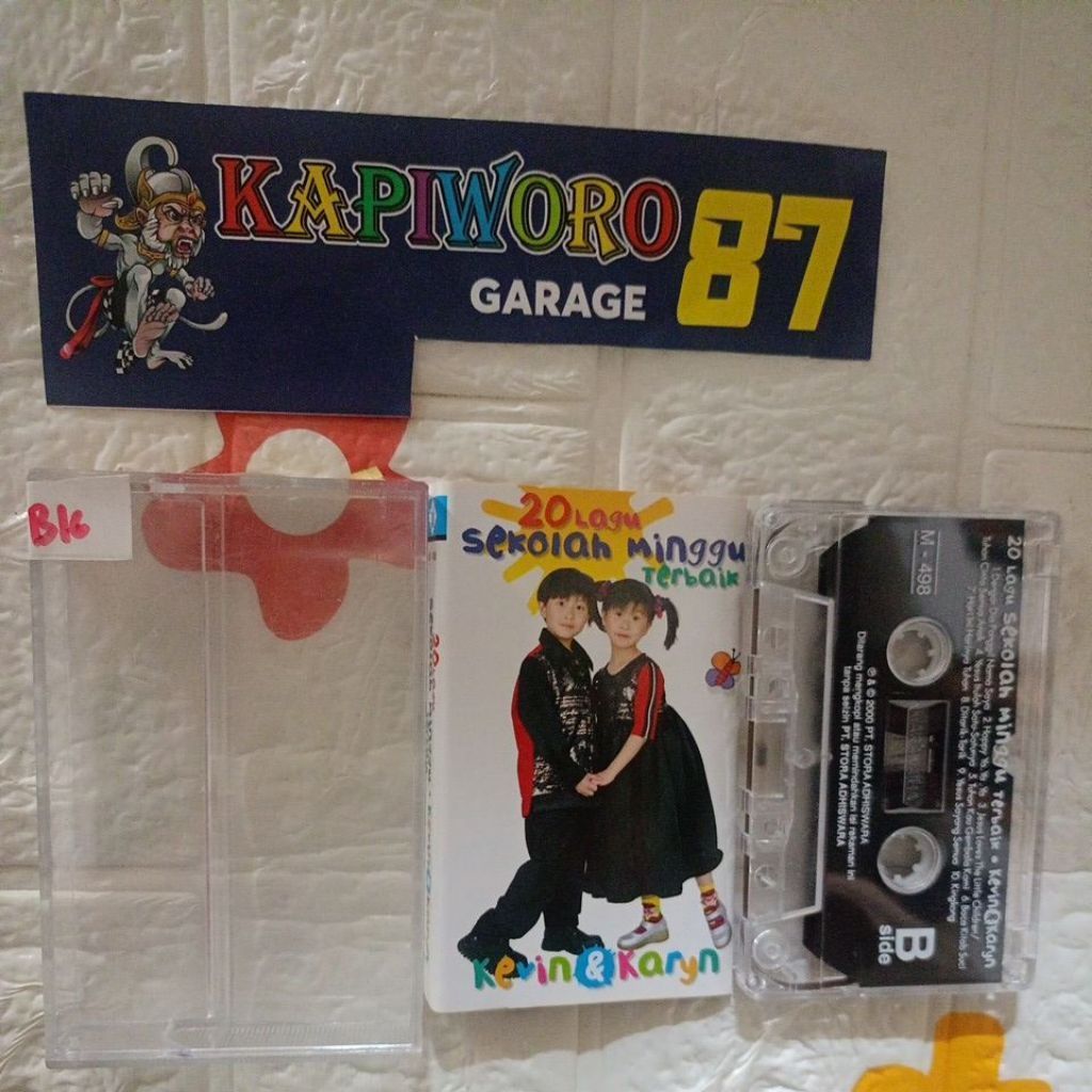 Kaset Pita.20 Lagu Sekolah Minggu Terbaik "Kevin&Karyn"