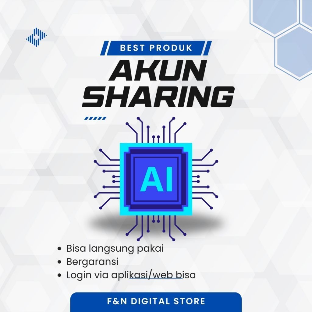 Akun Sharing AI Bisa Langsung Pakai Login via Aplikasi/Web Bisa