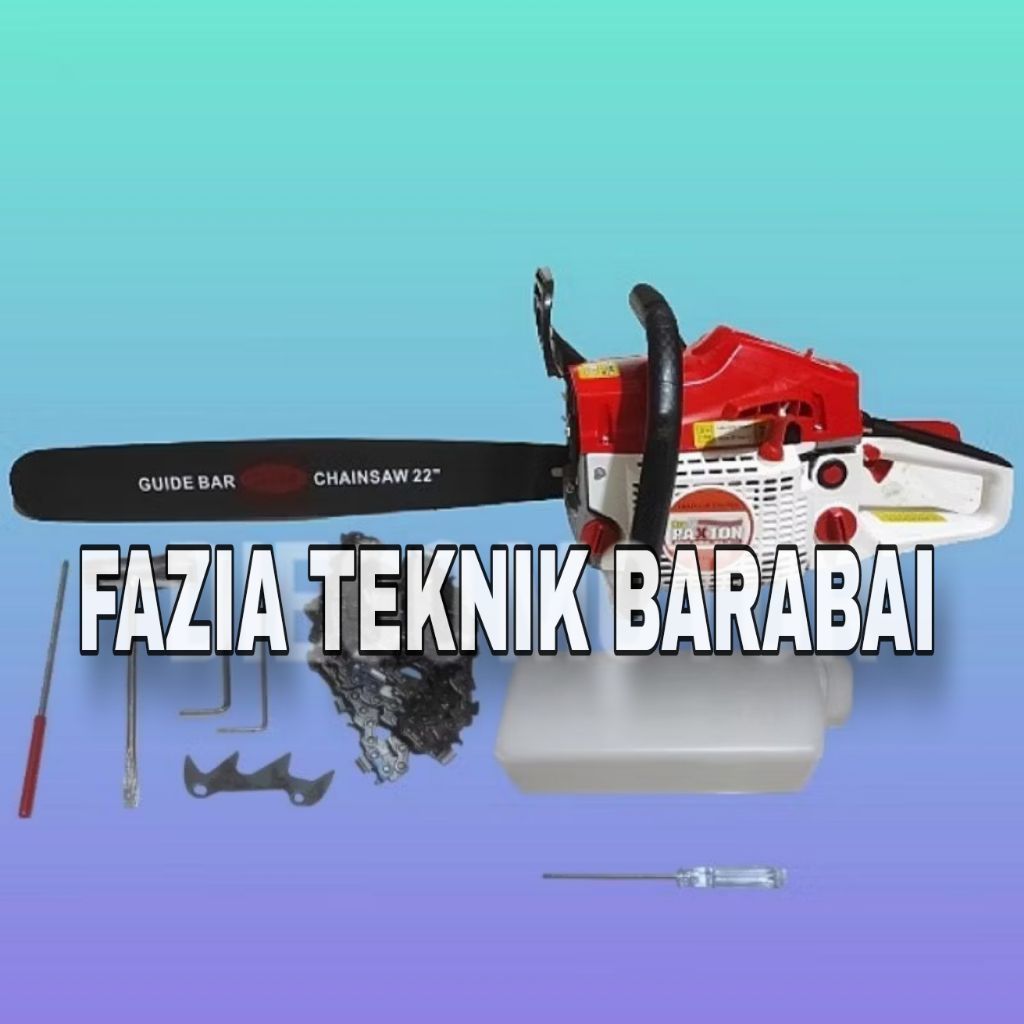 Mesin Chainsaw Senso mini 2tak NEW PAXTON 5800 58cc Bar 22 inchi