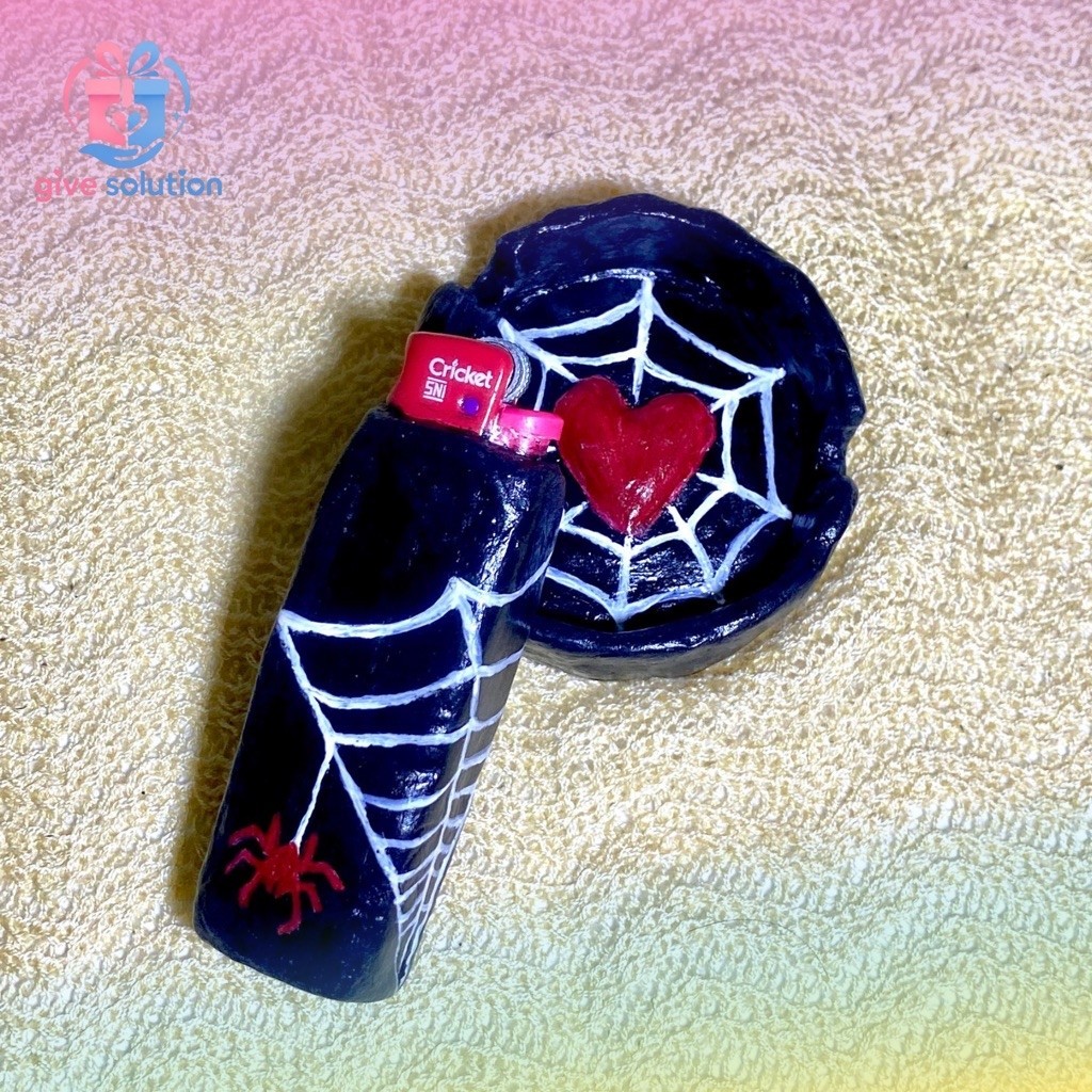 Korek dan Asbak Handmade Clay Custom