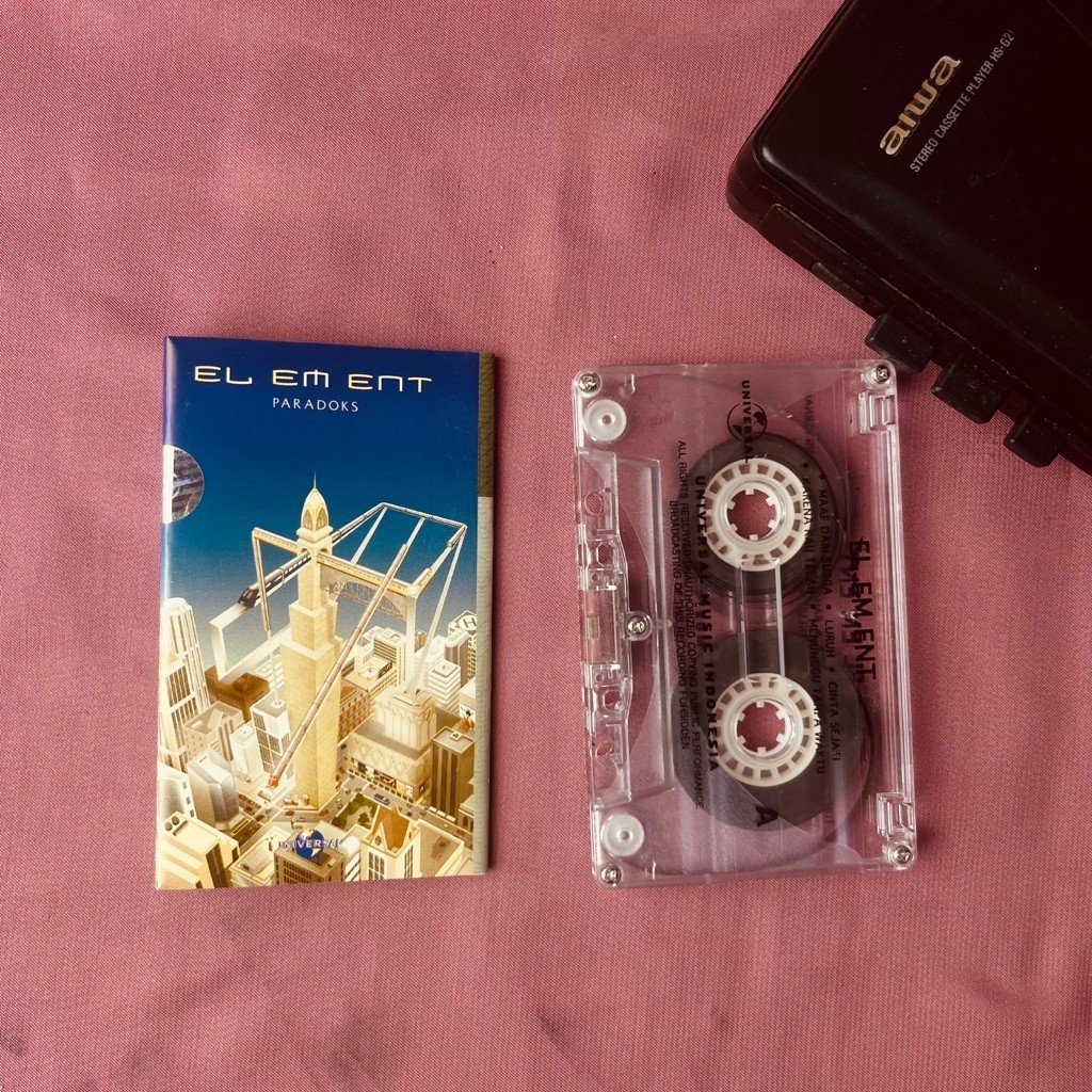 Kaset Pita Element Paradoks Pop Rock Indonesia Original