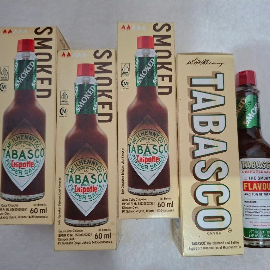 Tabasco Chipotle Pepper Sauce Smoked 60 ml