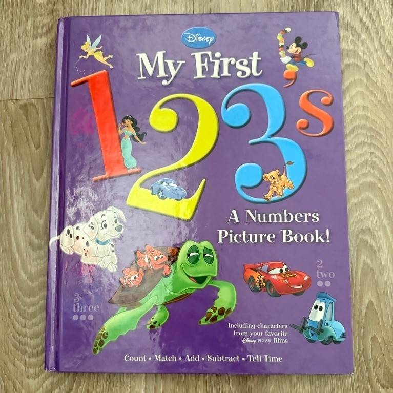 Preloved My Disney My First 123 Number Story Book