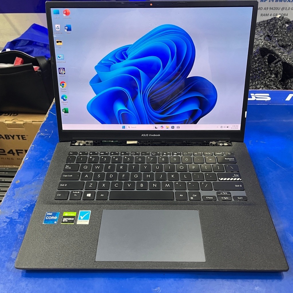 Laptop AsusVivobook Core i5 Gen 11 Nvidia GTX 1650 Ram 8 GB SSD 256 GB Layar 13 Inch FHD 2K