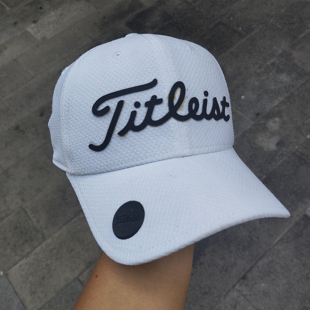 Topi sport golf TITLEIST ORIGINAL putih