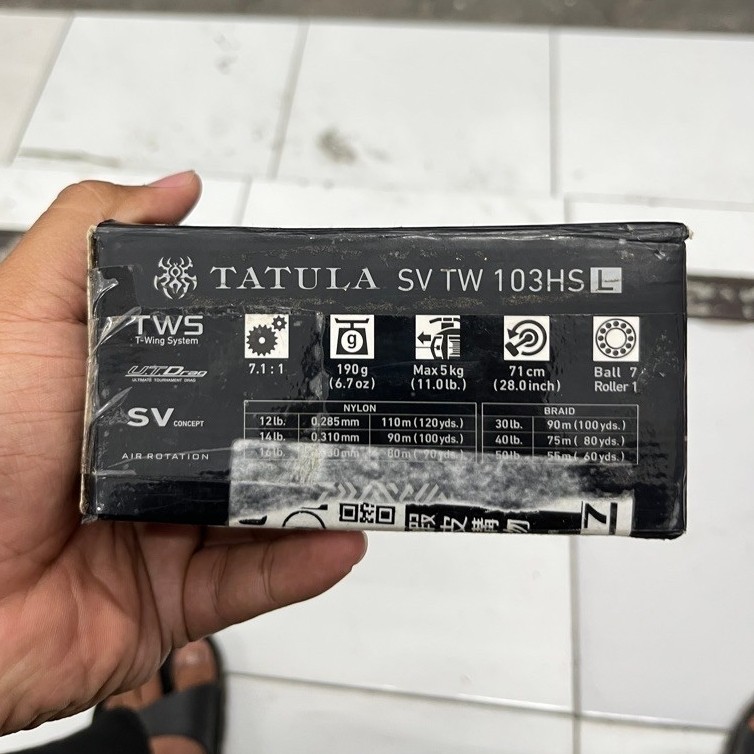 DAIWA TATULA SV TW 103hsl