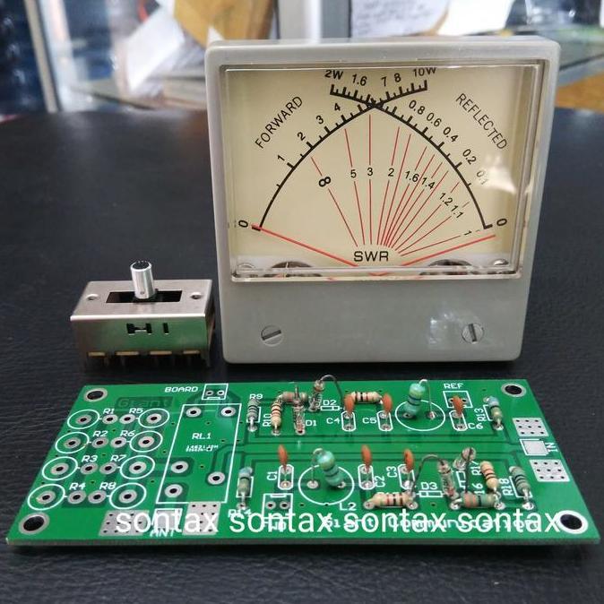 PANEL VU METER DOUBLE VSWR SWR POWER WATT PCB TRUE LINE COUPLER VHF FM STX79