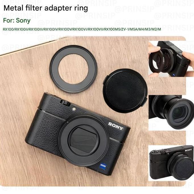 ADAPTER RING Filter 52mm Untuk Kamera SONY ZV1 RX100 RX100II RX100III RX100IV RX100V RX100VI RX100VI