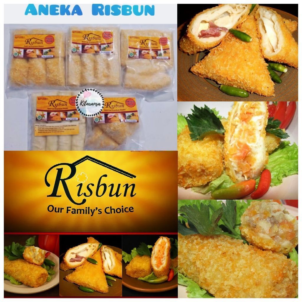 Risbun/Risol Daging/Risol Roghut/Risol/Risol Risbun/Risol Ayam/Risol Mercon/Risol Smoked beef