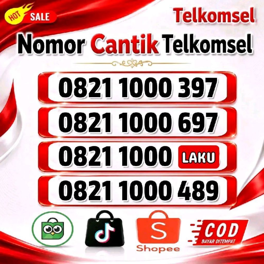 nomor cantik Telkomsel simpati 11 DIGIT ribuan tripel nol 1000  free kuota 3GB PROMO