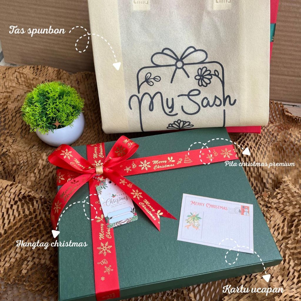 Box kado hardbox special christmas paket lengkap