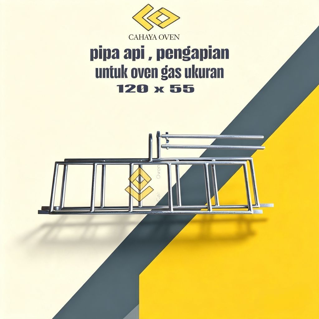 pipa api oven gas, pengapian oven gas, buat oven ukuran 120x55