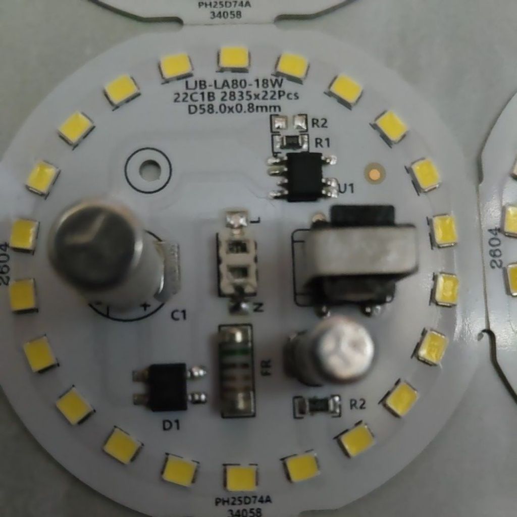 PCB LED AC 18Watt putih terang