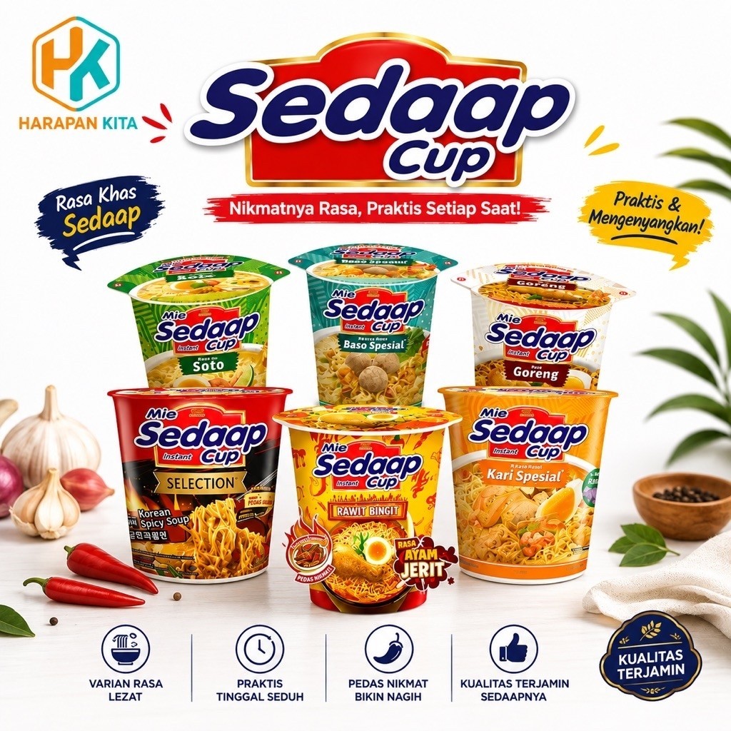 Mie Sedaap Cup Mi Goreng / Mie Sedaap Cup
