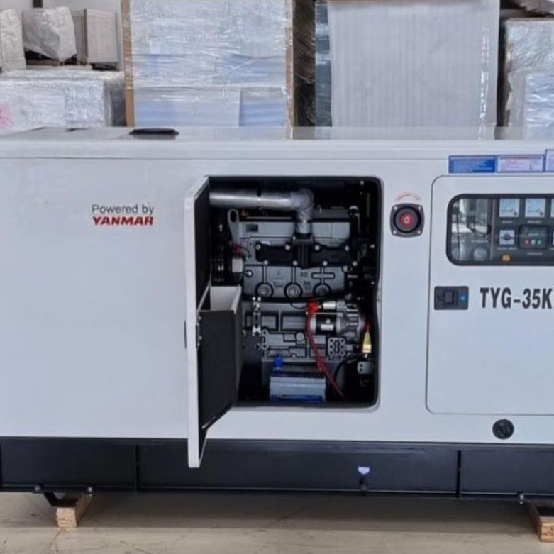 genset silent 30 kva yanmar stamford original