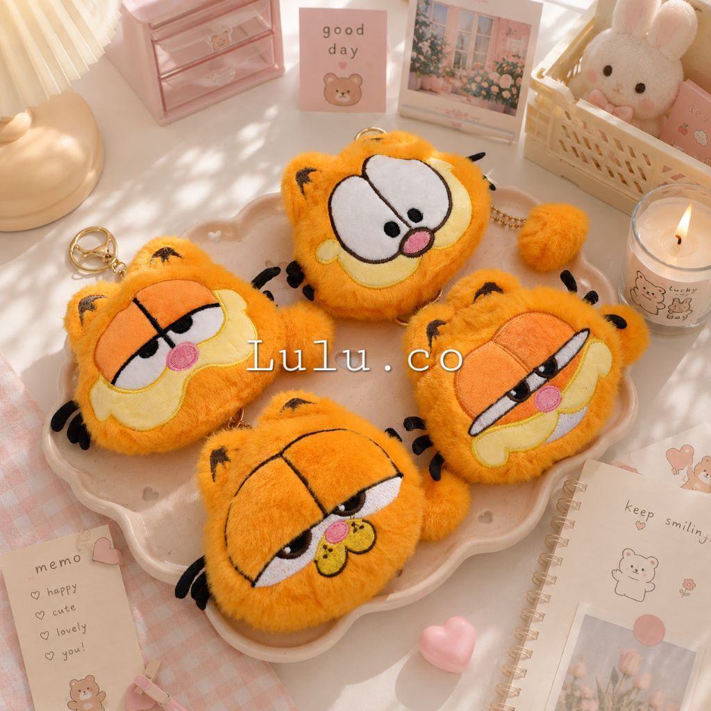 Gantungan kunci dompet koin GARFIELD GRF01