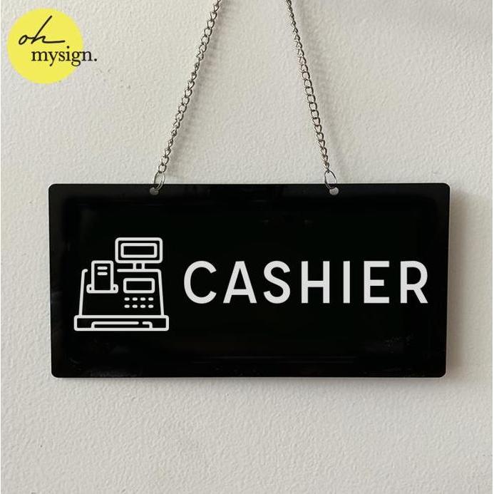 Sign Board Kasir | Signage Cashier | Papan Sign Kasir