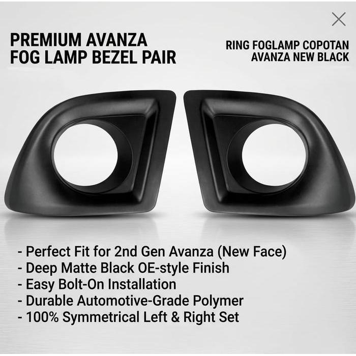 Cover Ring Foglamp Avanza Lama Vvti 2010 Hitam Original Dan Terpercaya