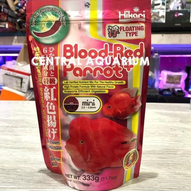 Hikari Blood Red Parrot 333Gr Fish Food / Makanan Ikan Parrot
