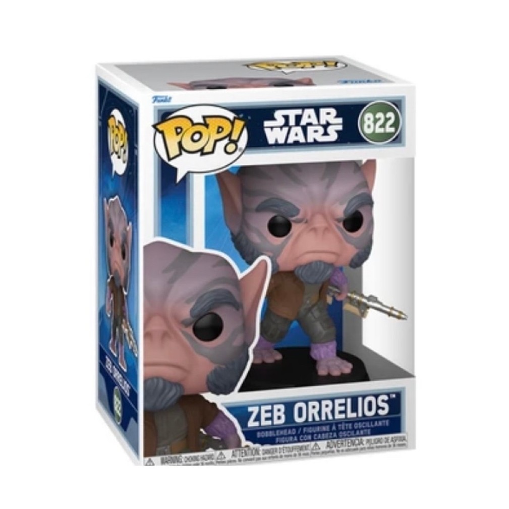 Funko Pop Figure Star Wars Zeb Orrelios Bobblehead & Bo-Rifle 90450 - Mix