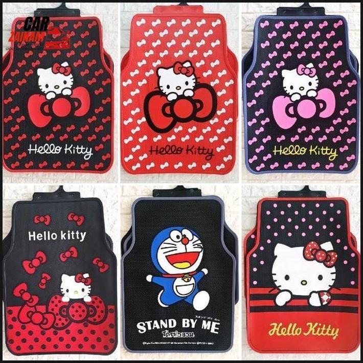 Karpet Karakter // Aksesoris Alas Kaki Mobil Karet Latex Impor Kitty Doraemon Batman Harga Khusus