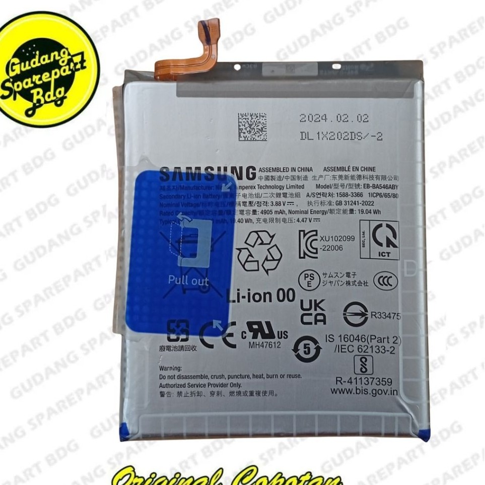 Baterai Baterry Samsung A15 A24 Second Original Copotan
