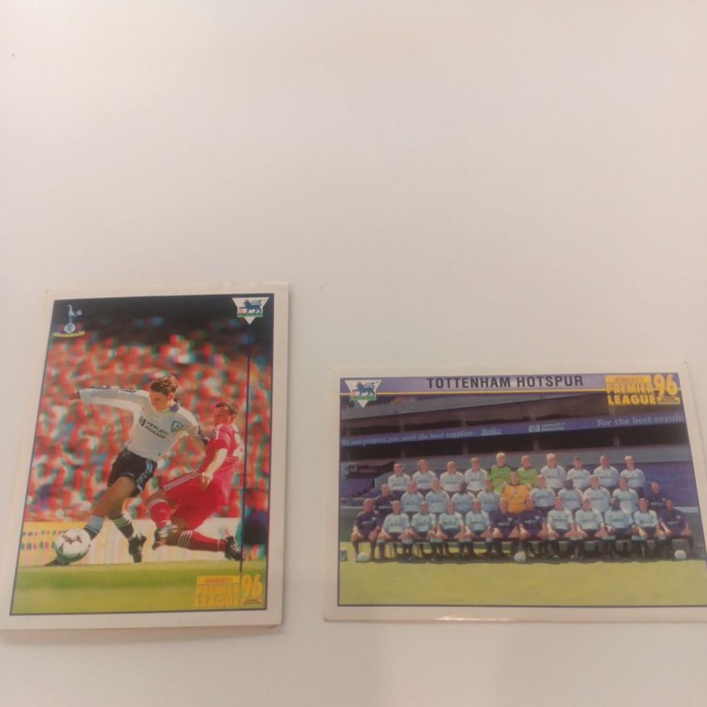 Stiker Bola Merlin EPL 1996 Tottenham Hotspur