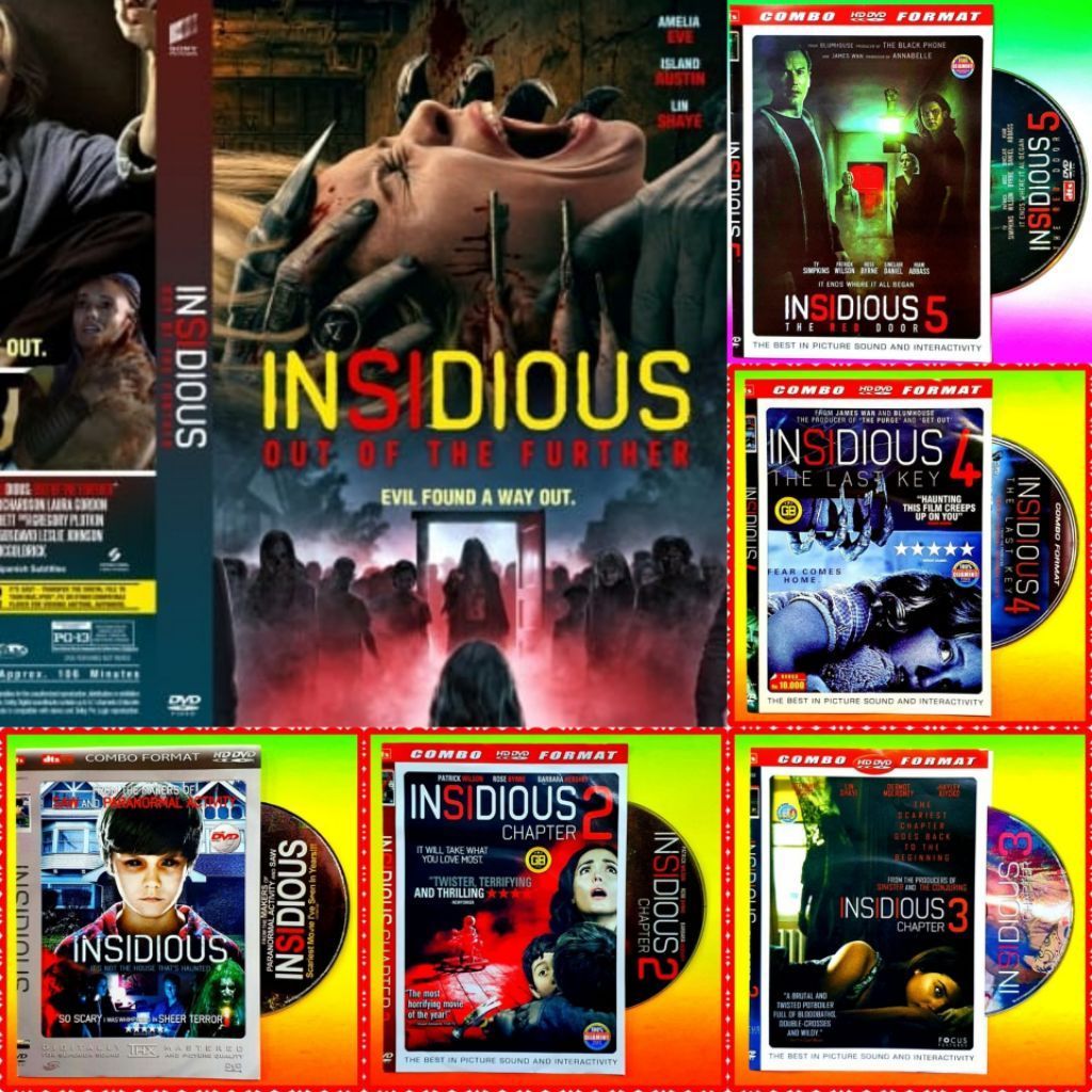 KASET DVD INSIDIOUS LENGKAP FULL BOX