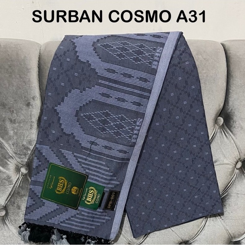 SORBAN SURBAN BHS CLASSIC SUBAIYAH JACQUARD GOLD & SURBAN BHS COSMO