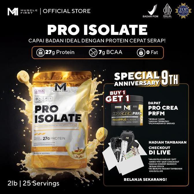 MUSCLE FIRST Pro Isolate 2lbs/900gr - Whey Protein Isolate