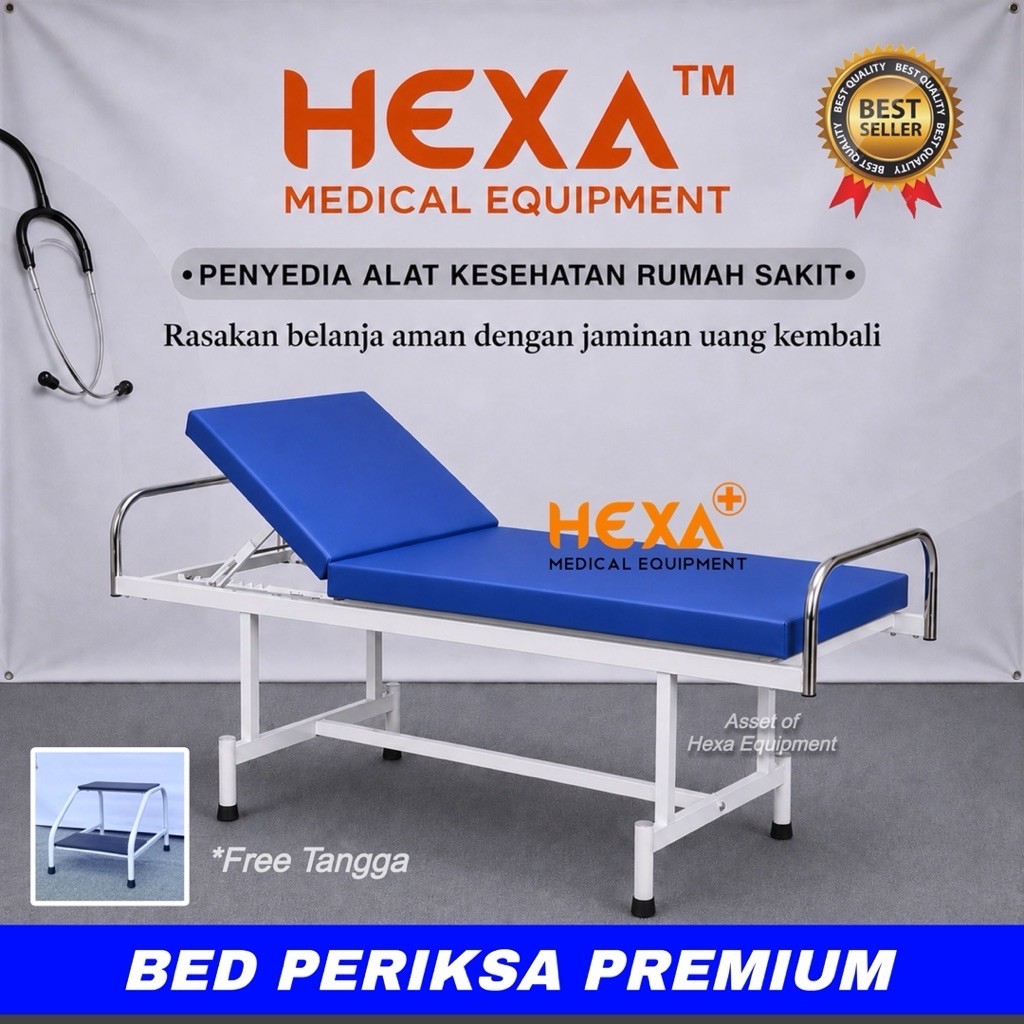 Bed Periksa Premium Examination Table Pasien Rumah Sakit